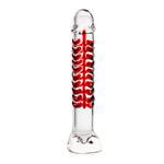 Нереалистичный фаллоимитатор Sexus Glass, стекло, прозрачный, 16 см