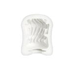 Мастурбатор Mystim MasturbaTIN Swirl Gir, TPE, белый, 4,5 см