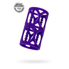 Насадка на пенис TOYFA A-Toys, силикон, фиолетовый, 7,5 см