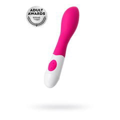 Нереалистичный вибратор TOYFA  A-Toys Mika, силикон, розовый, 19,8 см