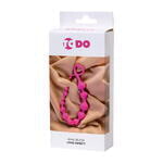 Анальная цепочка ToDo by Toyfa Long Sweety, силикон, розовая, 34 см, Ø 2,7 см