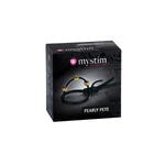 Электросбруя Mystim Pearly Pete, силикон, черный, 14 см