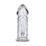 Насадка на пенис с дополнительной стимуляцией A-Toys by TOYFA Uco, TPE, прозрачный, 13 см