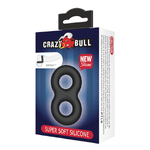 Baile Crazy Bull Super Soft Silicon Двойное эластичное эрекционное кольцо